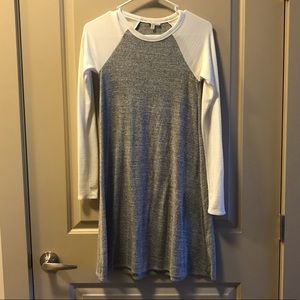 Baseball Tee Jersey Long-Sleeve Dress